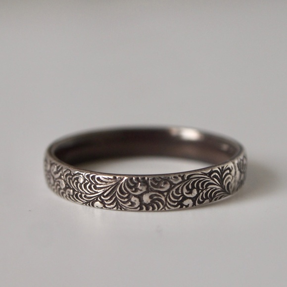 Sterling Slver, stack ring band - Picture 9 of 10